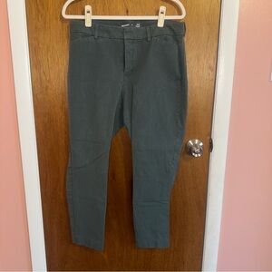 Old Navy Teal High-Rise Pixie Pants